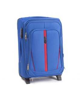 Чемодан Wings 1706 маленький S голубой 2 колесный фото, картинка, изображение