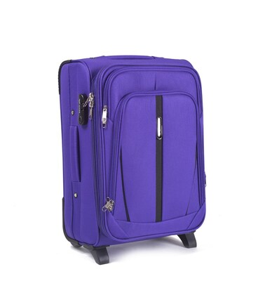 Чемодан Wings 1706 маленький S фиолетовый 2 колесный фото, картинка, изображение