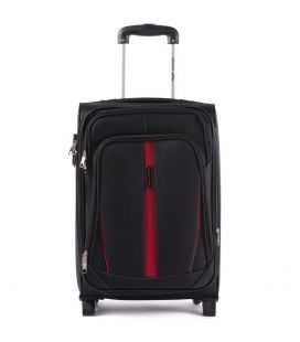 Чемодан Wings 1706 маленький S черный 2 колесный фото, картинка, изображение