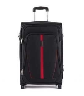 Чемодан Wings 1706 средний M черный 2 колесный