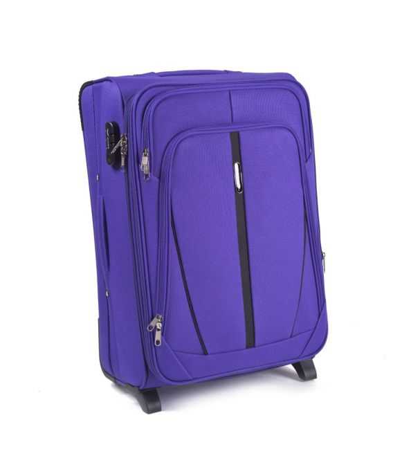 Чемодан Wings 1706 Midi фиолетовый 2 колесный фото, картинка, изображение