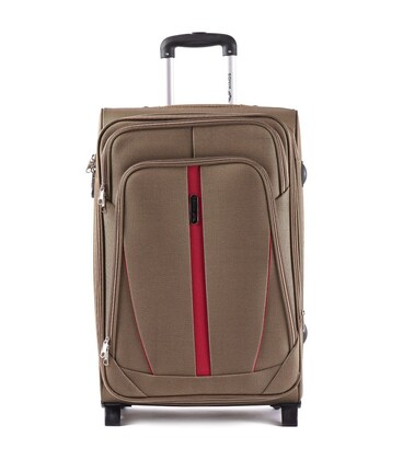 Чемодан Wings 1706 средний M шампань 2 колесный фото, картинка, изображение