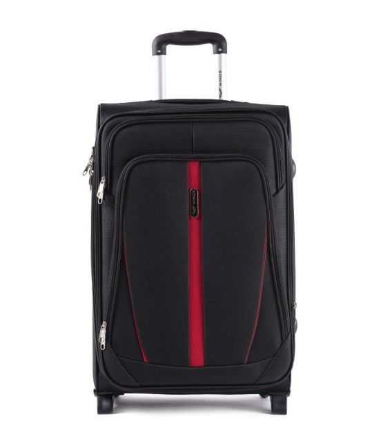 Чемодан Wings 1706 Maxi черный 2 колесный фото, картинка, изображение