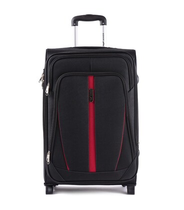 Валіза Wings 1706 велика L чорна 2 колесна картинка, зображення, фото