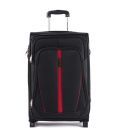 Валіза Wings 1706 велика L чорна 2 колесна картинка, зображення, фото