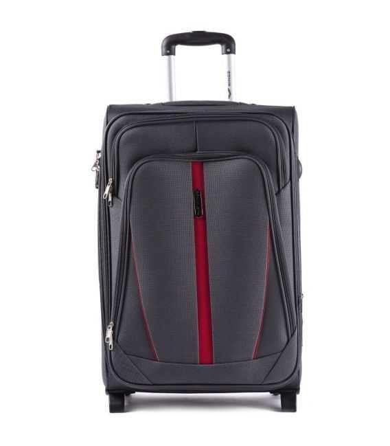 Валіза Wings 1706 велика L сіра 2 колесна - картинка, зображення, фото валізи