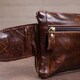 Поясная cумка мужская Vintage 14815 Коричневая фото