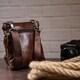 Сумка мужская Vintage кожаная 14608 Коричневый фото