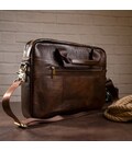 Сумка мужская под ноутбук Vintage 14669 Коричневая