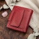 Женский кожаный кошелек для карт купюр и монет ST Leather 18499 Красный фото