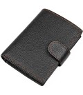 Кошелек мужской Vintage 14591 кожаный Черный
