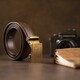 Ремень из натуральной кожи с автоматической пряжкой латунь Vintage 20309 Коричневый фото