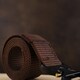 Ремень мужской текстильный Vintage 20338 Коричневый фото