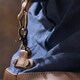 Текстильная дорожная сумка для поездок спорта и путешествий Vintage 20083 Синяя фото