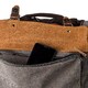 Текстильная дорожная сумка для поездок спорта и путешествий Vintage 20191 Серая фото