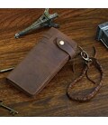 Чоловік клатч Vintage 14383 з вінтажній шкіри Коричневий