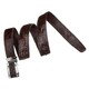 Ремень-автомат CROCODILE LEATHER 18171 из натуральной кожи крокодила Коричневый фото