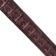 Ремень-автомат CROCODILE LEATHER 18171 из натуральной кожи крокодила Коричневый фото