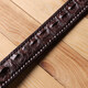 Ремень-автомат CROCODILE LEATHER 18171 из натуральной кожи крокодила Коричневый фото
