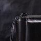 Оригинальный мужской клатч из натуральной гладкой кожи 21292 Vintage Черный фото