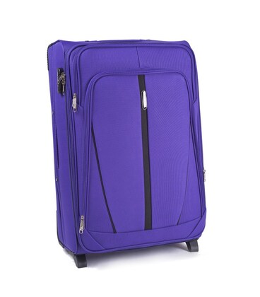 Чемодан Wings 1706 большой L фиолетовый 2 колесный фото, картинка, изображение
