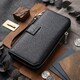 Кошелек клатч унисекс из натуральной кожи для карт и купюр ST Leather 19432 Черный фото