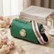 Женская сумка с оригинальным украшением из натуральной кожи Vintage 22261 Зеленая фото