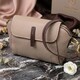 Стильная женская компактная сумка из натуральной кожи Vintage 22267 Бежевая фото