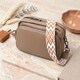 Женская сумка кросс-боди из натуральной кожи Vintage 22293 Бежевая фото