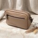 Женская сумка кросс-боди из натуральной кожи Vintage 22293 Бежевая фото