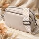 Стильная женская сумка кросс-боди из натуральной кожи Vintage 22295 Белая фото