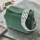 Модная женская сумка кросс-боди из натуральной кожи Vintage 22296 Зеленая фото