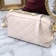 Стильная женская сумка через плечо из натуральной стеганной кожи Vintage 22316 Белая фото