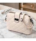 Изысканная сумка для стильных женщин из натуральной кожи Vintage 22414 Белая