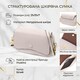 Красивая женская сумка с клапаном из натуральной кожи Vintage 22431 Белая фото