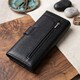 Женский кожаный кошелек для карт купюр и монет ST Leather 22548 Черный фото