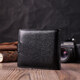 Мужской трендовый бумажник из натуральной кожи ST Leather 22553 Черный фото