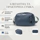 Отменная сумка на каждый день с двумя отделениями из натуральной кожи Vintage 22595 Синяя фото