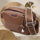 Модная сумка на каждый день с двумя отделениями из натуральной кожи Vintage 22596 Коричневый фото