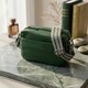 Сумка на одно отделение для стильных женщин из натуральной кожи Vintage 22603 Зеленая фото