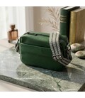Сумка на одне відділення для стильних жінок із натуральної шкіри Vintage 22603 Зелена