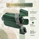 Сумка на одно отделение для стильных женщин из натуральной кожи Vintage 22603 Зеленая фото