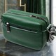 Сумка на одно отделение для стильных женщин из натуральной кожи Vintage 22603 Зеленая фото