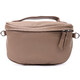 Летняя женская сумка через плечо в классическом цвете из натуральной кожи Vintage 22657 Бежевая фото
