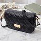 Модная женская сумка с оригинальной защелкой из натуральной кожи Vintage 22671 Черная фото
