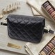 Модная женская сумка с оригинальной защелкой из натуральной кожи Vintage 22671 Черная фото