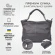 Повседневная сумка для женщин из натуральной кожи Vintage 22989 Серый фото