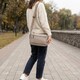 Стильная сумка на плечо из натуральной кожи Vintage 23002 Темно-серый фото