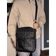 Мужская сумка с ручкой для переноса в руке из натуральной кожи Vintage 23026 Черный фото