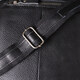 Деловая мужская сумка с ручкой для переноса в руке из натуральной кожи Vintage 23034 Черный фото